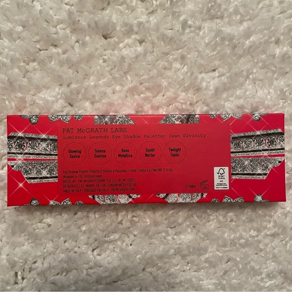 Pat McGrath Labs Luminous Legends 5 Pan Eyeshadow Palette Brand New - Picture 3 of 5